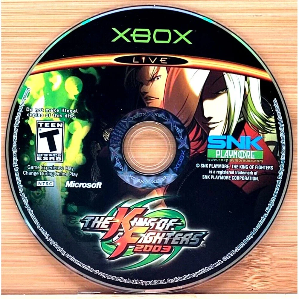 THE KING OF FIGHTERS‎ 2003 GAME DISC ONLY XBOX OG